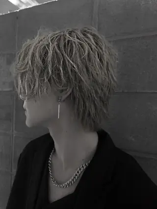 カラー メンズ メンズ特化/上野 暖色カラー ダイチのヘアスタイル