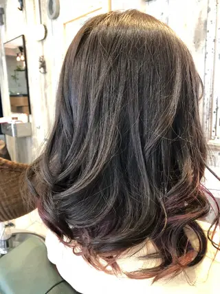 ミディアム 川野 賢のヘアスタイル