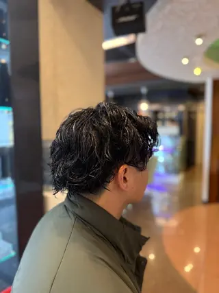 ショート パーマ メンズ 🔥men's特化 🔥三上 拓真のヘアスタイル