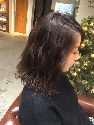 ショート ミディアム セミロング パーマ 竹嶌 健吾のヘアスタイル