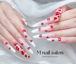 ネイル M🌷nail 長さだし専門店のネイルデザイン