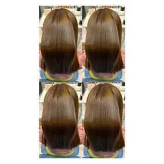 セミロング カラー 店長✨レイヤー✖️ 髪質改善✖️韓国ヘアのヘアスタイル