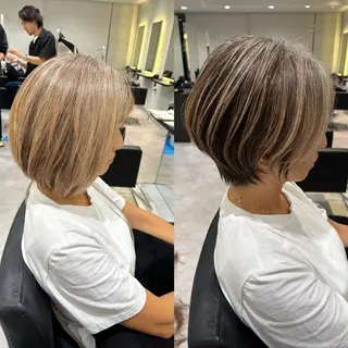 ショート ショートボブ/ 無料カット/荒砂のヘアスタイル