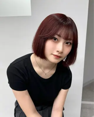 ミディアム Ayuki /福岡美容室のヘアスタイル