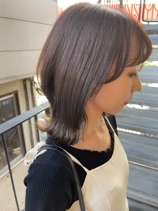 ミディアム カラー TELAHAIR四街道店所属・⚜️TELAHAIR ⚜️櫻井のヘアスタイル