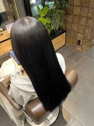 ロング カラー 艶髪/透明感カラー/ METEO/山田凌大のヘアスタイル