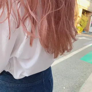 ロング カラー パーマ/透明感カラー /ボブ/吉田一生のヘアスタイル