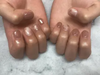 ネイル ネイルリボン 受付スタッフのネイルデザイン