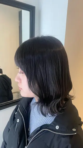 ミディアム 野上 こころのヘアスタイル