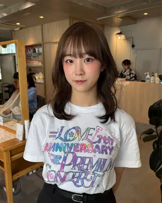 ミディアム COAPLUS立川所属・艶髪/透明感カラー /miyu🩰🎀のヘアスタイル