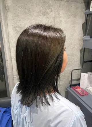 カラー 透けカラー/ アレンジ/篠崎渚彩のヘアスタイル