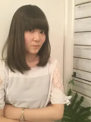 セミロング hair  shiki  志希所属・hair shiki -志希-のヘアスタイル