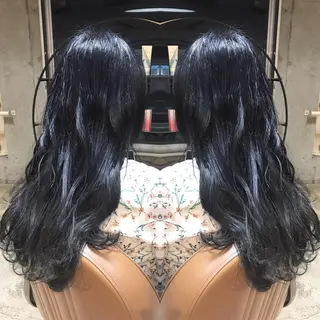 ロング カラー パーマ ヘアアレンジ メンズ キッズ ネイル マツエク・マツパ サロンドミルク 原宿のヘアスタイル