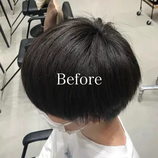 ショート カラー メンズ レディースヘア💫 加藤たいが🐯のヘアスタイル