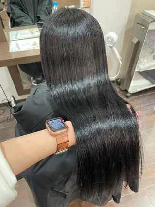 ロング カラー aya/小顔レイヤー /柔らかカラーのヘアスタイル