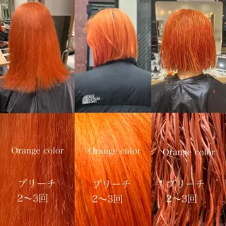 セミロング カラー パーマ ヘアアレンジ stylist ◎RUKI.のヘアスタイル
