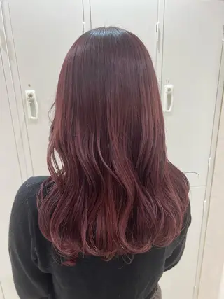 セミロング mina .のヘアスタイル