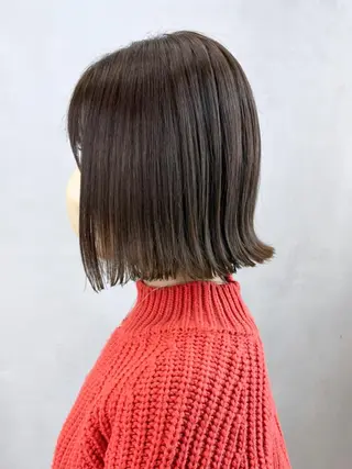 ミディアム カラー パーマ ヘアアレンジ ITbyALBUM 松戸のヘアスタイル