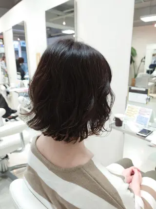 ミディアム nagane sayakaのヘアスタイル