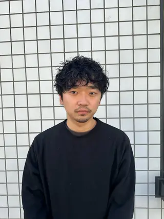 パーマ メンズ 似合わせカット /パーマ岡本淳平のヘアスタイル