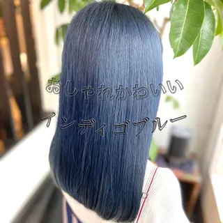 セミロング カラー ARK 武藤のヘアスタイル