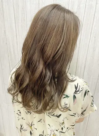 ロング カラー ケアブリーチ /髪質 改善/古橋圭史郎のヘアスタイル