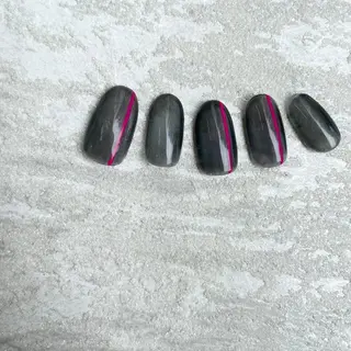 ネイル ⭐︎休業中の練習⭐︎ JNA認定講師髙橋のネイルデザイン