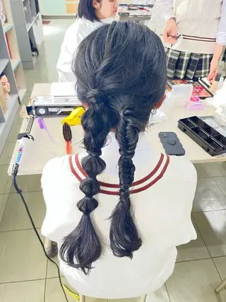 ロング ヘアアレンジ prize Iris池袋東口所属・レイヤーカットモデル 募集🫧采夏のヘアスタイル