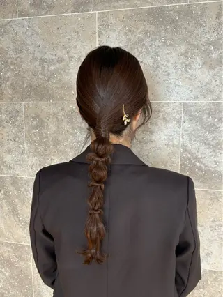 ヘアアレンジ seri💜艶カラー 💖ヘアアレンジのヘアスタイル