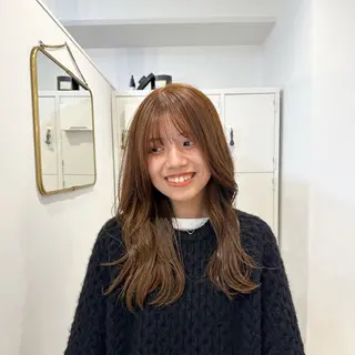 ロング 梅田/柔らかカラー/ オオハシ リナコのヘアスタイル