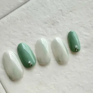 ネイル ⭐︎休業中の練習⭐︎ JNA認定講師髙橋のネイルデザイン