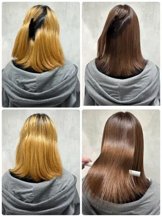 ロング 満足度⭕️縮毛矯正師 谷口にお任せを👍のヘアスタイル