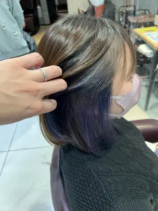 ショート カラー 髪質改善✨️レイヤー クボタリョウのヘアスタイル