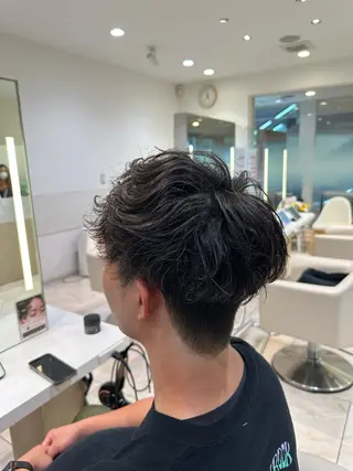 パーマ メンズ 波巻パーマ/毛流れ パーマ☘️りゅうせいのヘアスタイル