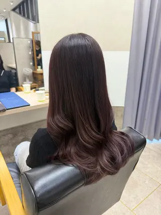 セミロング GiseL 博多 ほのかのヘアスタイル