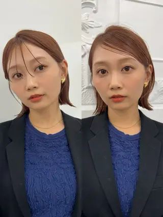 ショート 艶髪／レイヤー／ 透明感🎀／MARIのヘアスタイル