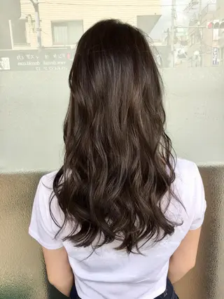 セミロング カラー 寺内 紳悟のヘアスタイル