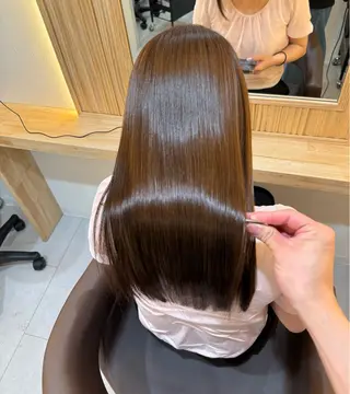 ロング attrait南堀江所属・KAISEI髪質改善 /縮毛矯正のヘアスタイル