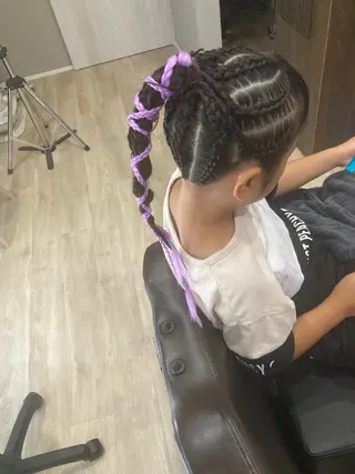 ヘアアレンジ キッズ Hair room Leaのヘアスタイル