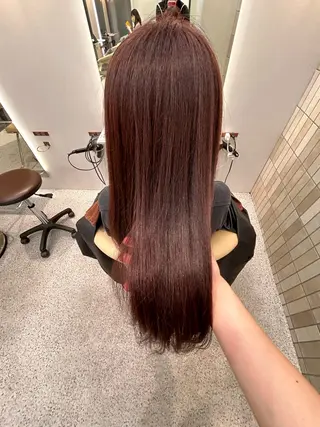 カラー 暖色カラ-ෆ˚顔周り 🎀ོ白岩亜実🎀ོのヘアスタイル