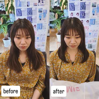 ロング シ マのヘアスタイル