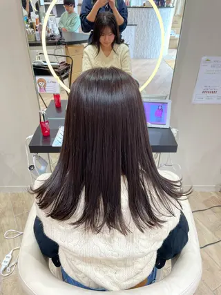 ロング カラー 艶髪/ハイトーン ️🫧rino🫧のヘアスタイル