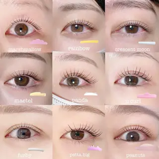 マツエク・マツパ 🍨 okabe mio 🍨のマツエク・マツパデザイン