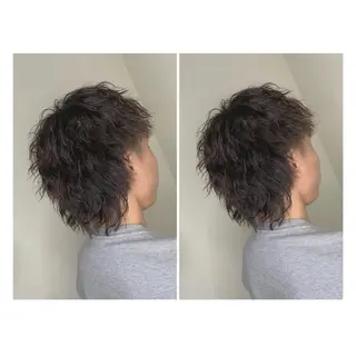 ショート パーマ メンズ ange☞ soutaのヘアスタイル