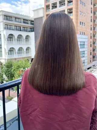 セミロング day＆night はるかのヘアスタイル