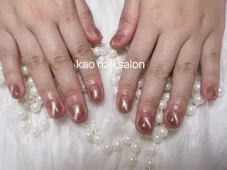 ネイル kao nail マグネット/長さだしのネイルデザイン