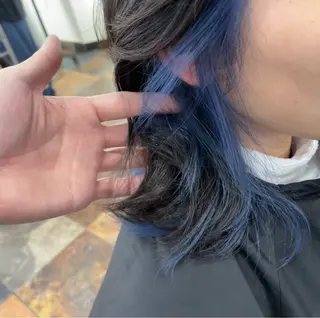 セミロング 【髪質改善カラー✨】 りゅせ🫧下北沢瑞江のヘアスタイル