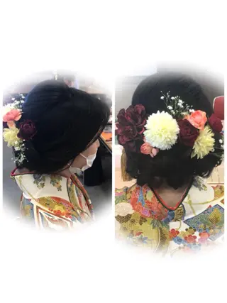 ヘアアレンジ HempBeauty 浅野アサミのヘアスタイル