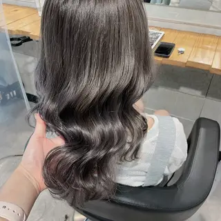 ロング カラー ヘアアレンジ 透け上品ハイトーン 職人ゆうと🤍のヘアスタイル