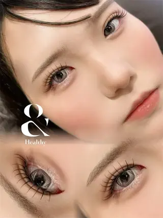 マツエク・マツパ Nono.所属・🎀Hana🎀 束感まつ毛のマツエク・マツパデザイン